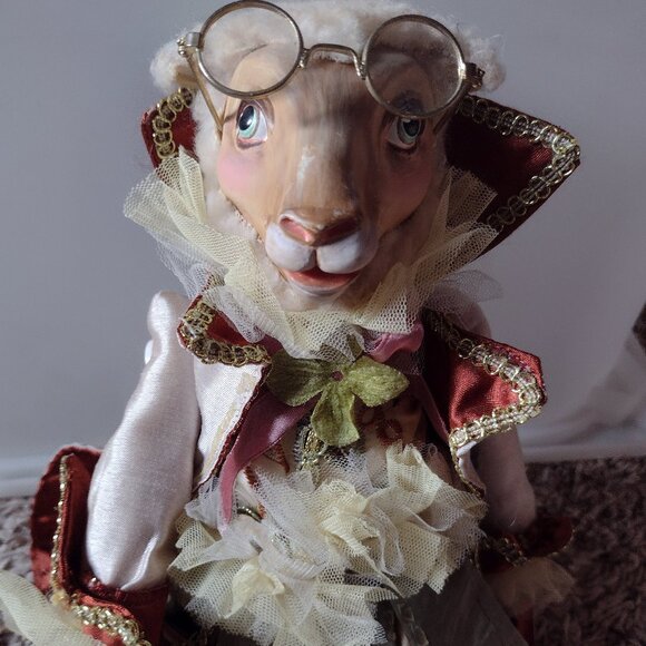 Rare Katharine's Collection Wayne Kleski victorian sheep doll - Picture 1 of 6